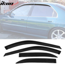 Load image into Gallery viewer, 1994-1997 Honda Accord Window Visors Slim Style Smoke Tinted Acrylic