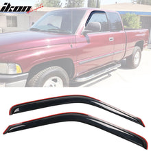 Load image into Gallery viewer, 1994-2001 Dodge Ram 1500/2500/3500 Slim Smoke Window Visors Acylic