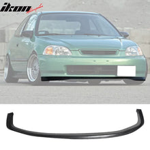 Load image into Gallery viewer, 1996-1998 Honda Civic SIR Style Unpainted Black Front Bumper Lip PU