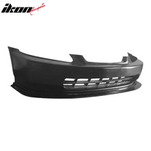 Load image into Gallery viewer, 1996-1998 Honda Civic DP Style Unpainted Black Front Bumper Lip Kit PU