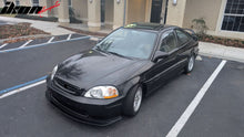 Load image into Gallery viewer, 1996-1998 Honda Civic DP Style Unpainted Black Front Bumper Lip Kit PU