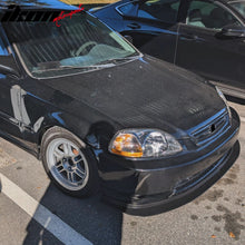 Load image into Gallery viewer, 1996-1998 Honda Civic DP Style Unpainted Black Front Bumper Lip Kit PU