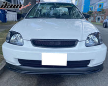 Load image into Gallery viewer, 1996-1998 Honda Civic Front Lip Spoiler Mugen Style Unpainted Black PP