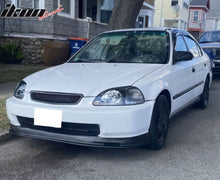 Load image into Gallery viewer, 1996-1998 Honda Civic Front Lip Spoiler Mugen Style Unpainted Black PP