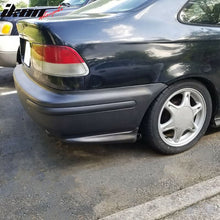 Load image into Gallery viewer, 1996-1998 Honda Civic PU Valance Spats Rear Bumper Lip Spoiler 2PC