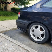 Load image into Gallery viewer, 1996-1998 Honda Civic PU Valance Spats Rear Bumper Lip Spoiler 2PC