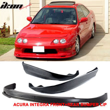 Load image into Gallery viewer, Black PP Mugen Front &amp; Rear Bumper Lip Fits 98-01 Acuraintegra