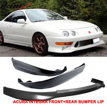 Load image into Gallery viewer, T-R Front &amp; Rear Bumper Lip Fits 98-01 Acuraintegra PU