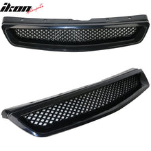 Load image into Gallery viewer, 1999-2000 Honda Civic Grill Type R Unpainted Black Bumper Grille ABS