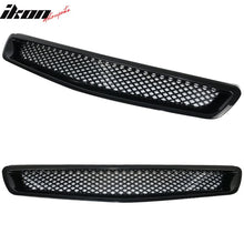 Load image into Gallery viewer, 1999-2000 Honda Civic Grill Type R Unpainted Black Bumper Grille ABS