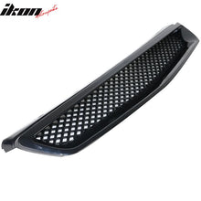 Load image into Gallery viewer, 1999-2000 Honda Civic Grill Type R Unpainted Black Bumper Grille ABS