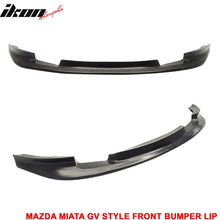 Load image into Gallery viewer, 1999-2000 Mazda Miata MX-5 GV Unipainted Black Front Bumper Lip PU
