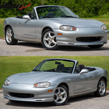 Load image into Gallery viewer, 1999-2000 Mazda Miata OEM Style Unpainted Black Front Bumper Lip PU