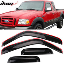 Load image into Gallery viewer, 1999-2011 Ranger 1999-2000 Mazda B2500 Window Visors Acrylic