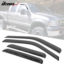 Load image into Gallery viewer, 1999-2016 Ford F250 F350 F450 F550 Super Duty Crew Cab Window Visors