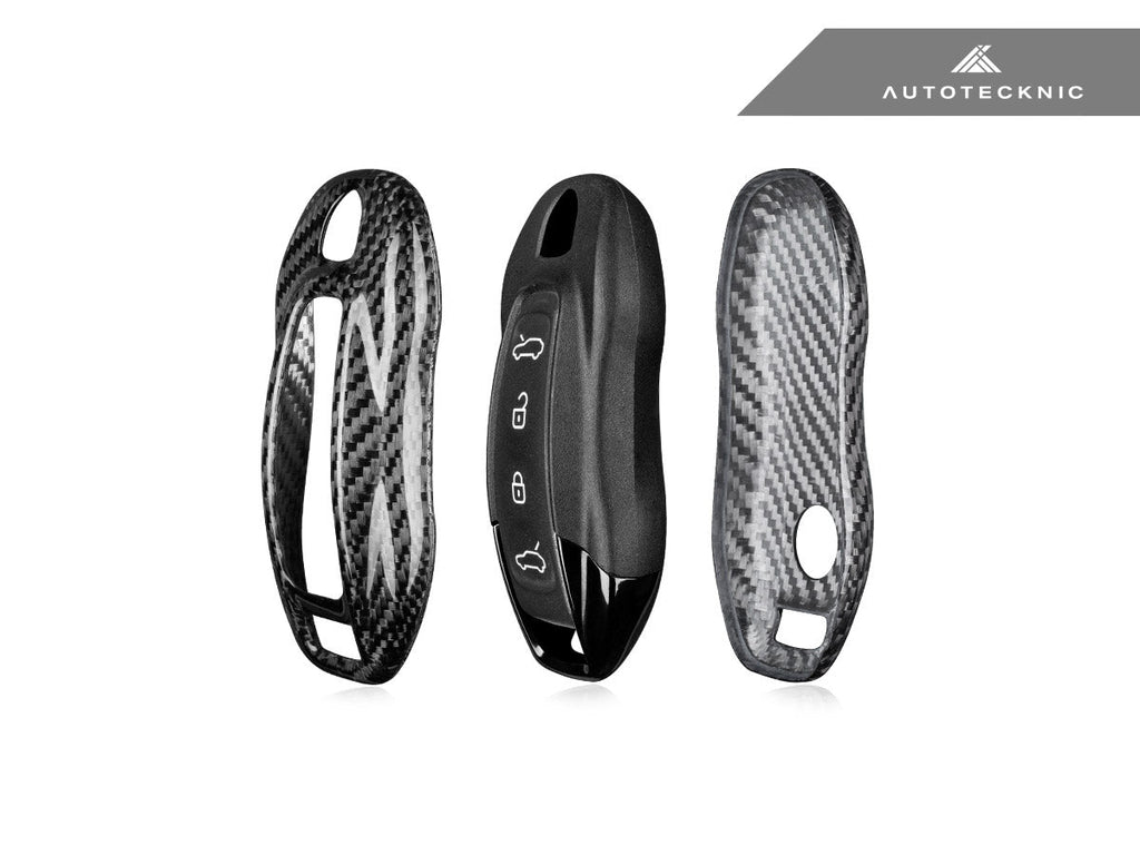 AutoTecknic Dry Carbon Key Remote Trim - Porsche Macan EV 2024-Up