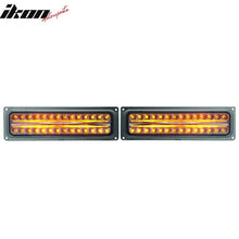 Load image into Gallery viewer, 1988-1998 GMC C/K 1500 2500 3500 Smoke LED Front Bumper Parking Lights