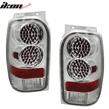 Load image into Gallery viewer, 1998-2001 Explorer Chrome Clear Lens LED Tail Lights Rear Brake Lamps