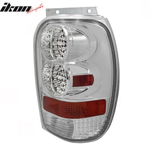 Load image into Gallery viewer, 1998-2001 Explorer Chrome Clear Lens LED Tail Lights Rear Brake Lamps