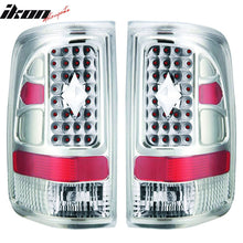 Load image into Gallery viewer, 2004-2007 Ford F-150 Chrome Clear Lens LED Tail Lights Brake Lamp Pair