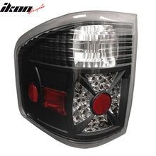 Load image into Gallery viewer, 2004-2007 Ford F-150 Black Clear Lens LED Tail Lights Rear Brake Lamps