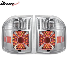 Load image into Gallery viewer, 2004-2007 Ford F-150 Chrome Clear Lens LED Tail Lights Rear Brake Lamp