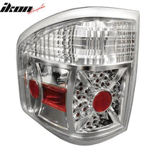 Load image into Gallery viewer, 2004-2007 Ford F-150 Chrome Clear Lens LED Tail Lights Rear Brake Lamp