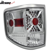 Load image into Gallery viewer, 2004-2007 Ford F-150 Chrome Clear Lens LED Tail Lights Rear Brake Lamp