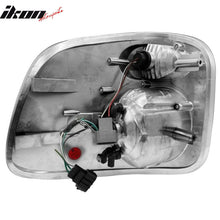 Load image into Gallery viewer, 1997-2003 Ford F-150 Chrome Clear Lens LED Tail Lights Rear Brake Lamp