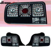 Load image into Gallery viewer, 2005-2009 Ford Mustang Black Clear Lens LED Tail Lights Brake Lamp