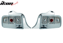 Load image into Gallery viewer, 2005-2009 Ford Mustang Chrome Clear Lens LED Tail Lights Brake Lamp