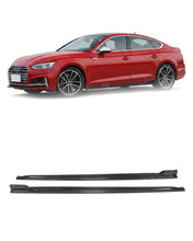 Load image into Gallery viewer, 2017–2019 Audi A5 S-Line / S5 B9 Sportback Side Skirt Extensions – Carbon Fiber
