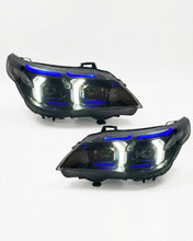 Load image into Gallery viewer, BMW 5 Series E60 Snake Eye LED Headlight Assembly with Dual-Color DRL 2003 - 2010