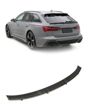 Load image into Gallery viewer, 2019–2022 Audi RS6 C8 Avant Single Deck Roof Window Middle Spoiler – Dry Carbon Fiber