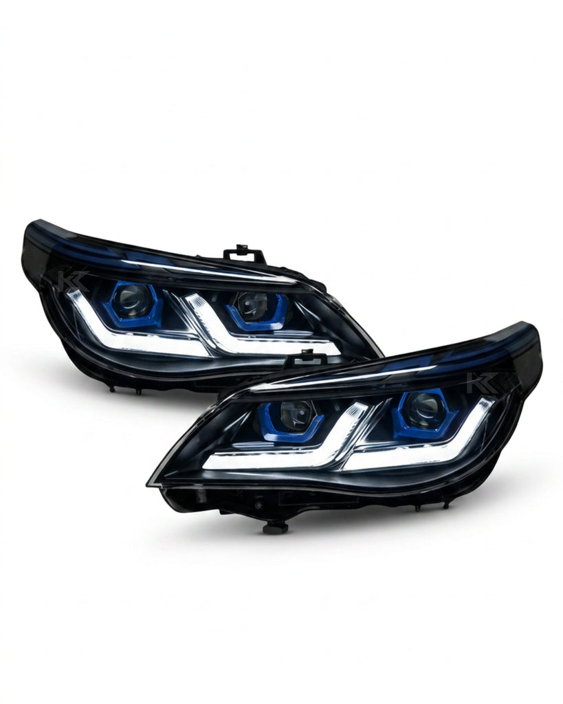 BMW 5-Series E60 E61 525i 530i 535i "Modern Style" LED Headlights (2003-2010)