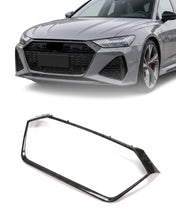 Load image into Gallery viewer, 2019–2021 Audi RS6 C8 Avant Front Grille Insert Trim Cover – Dry Carbon Fiber