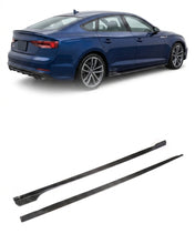 Load image into Gallery viewer, 2017–2019 Audi A5 / S5 B9 Sportback Side Skirt Extensions – Carbon Fiber