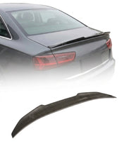 Load image into Gallery viewer, 2012–2018 Audi A6 / S6 C7 4G Sedan Ducktail Style Rear Trunk Spoiler – Carbon Fiber
