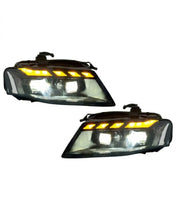 Load image into Gallery viewer, Audi A4 RS Style LED Headlight Assembly with Daytime Running Lights 2008 - 2012