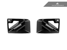 Load image into Gallery viewer, AutoTecknic Dry Carbon Corsa Front Bumper Lower Vent Set - G87 M2