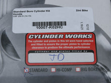 Load image into Gallery viewer, Cylinder Works 14-15 Honda CRF 250 R 250cc Standard Bore High Compression Cylinder Kit 14.1:1 Comp.