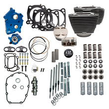 Load image into Gallery viewer, S&amp;S Cycle 2017 M8 132in Power Pk w/ Chrm Pushrod Tubes &amp; Cam Chain Tensioners - Blk w/ HL Incl. VVT