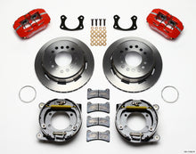 Load image into Gallery viewer, Wilwood Dynapro Low-Profile 11.00in P-Brake Kit - Red New Big Ford 2.50in Off Staggerd Mount