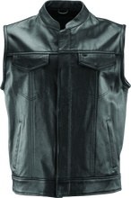 Load image into Gallery viewer, Kuryakyn By River Road Vandal Club Vest Black - Large