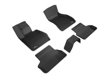 Load image into Gallery viewer, 3D MAXpider 2017-2020 BMW 5 Series G30/G31 Kagu 1st &amp; 2nd Row Floormats - Black