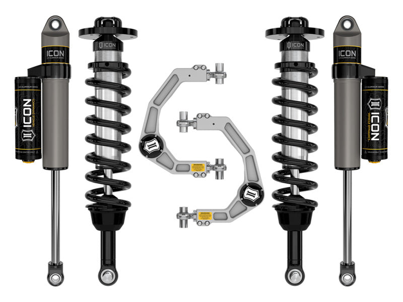 ICON 21-24 Ford F150 4WD 2.75-3.5in Stage 2 Suspension System - Billet UCA