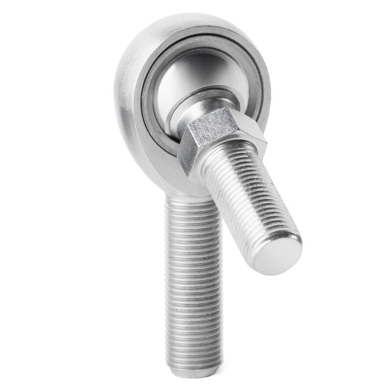 QA1 K Series 3-Pc Rod End - Male/Left Hand - .19in Bore x 3/16-24 w/Stud - Carbon Steel
