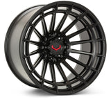 Vossen LCX-01 24x14 - 8x165.1 - ET75 - Mega Deep - 125.1 - Satin Black Wheel