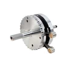 Load image into Gallery viewer, S&amp;S Cycle 2007+ BT 4-1/8in Stroke Flywheel Assembly w/o Sprocket Shaft Bearing Race