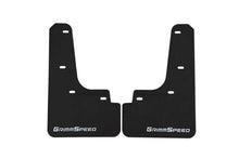 Load image into Gallery viewer, Grimmspeed 22-25 Subaru WRX Mudflaps - Black w/ White Lettering